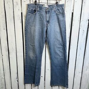 Levi's 527 Low Boot Cut Jeans Men's Size 36x34 Blue Denim Med Wash Grunge Vtg